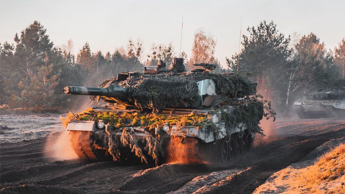 Czołg Abrams na ćwiczeniach Lampart 25