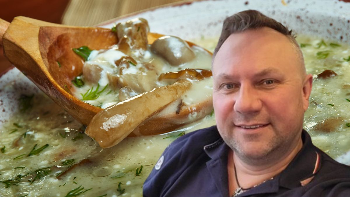 Tomasz Strzelczyk podzielił się przepisem na pyszną zupę grzybową 