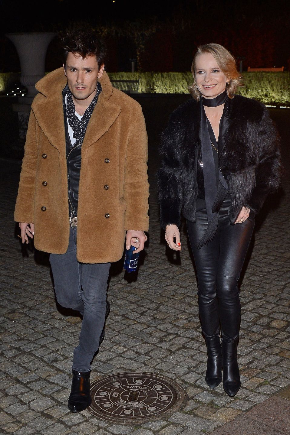 Magdalena Cielecka i Bartosz Gelner w drodze na imprezę ramówkową TVN