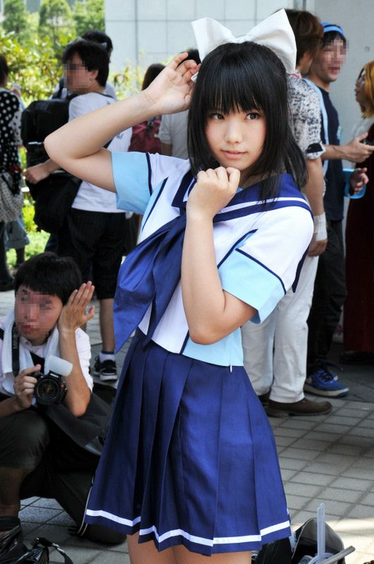 Śliczne azjatki z tokijskiego konwentu Comiket 5