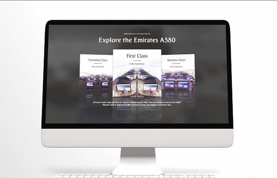 Linie Emirates wprowadzają technologię VR na swojej stronie internetowej