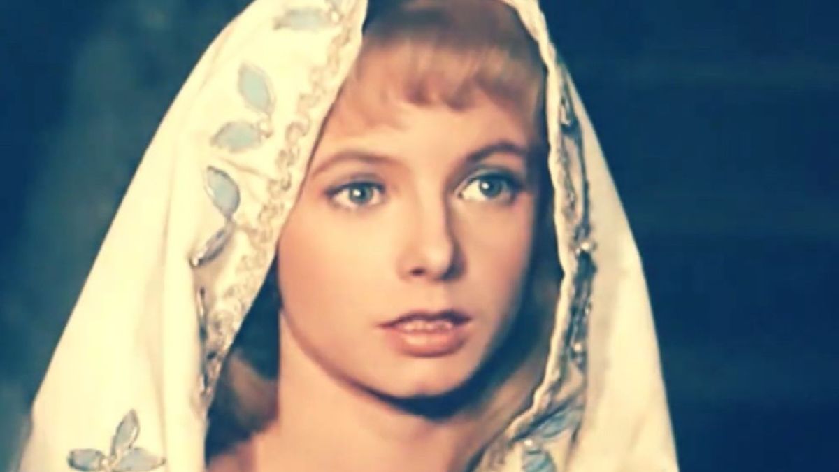 Grażyna Staniszewska w roli Danusi w "Krzyżakach"