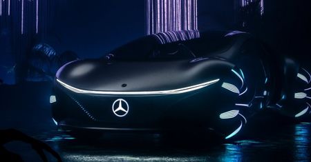 Koncepcyjny Mercedes VISION AVTR nadal zawstydza konkurencję. Jak działa auto, które czuje co myśli kierowca?