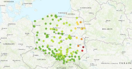 Zaskakujące dane ze wschodniej Polski. GIOŚ o przyczynie