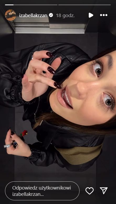 Izabella Krzan pochwaliła się jesiennym manicure