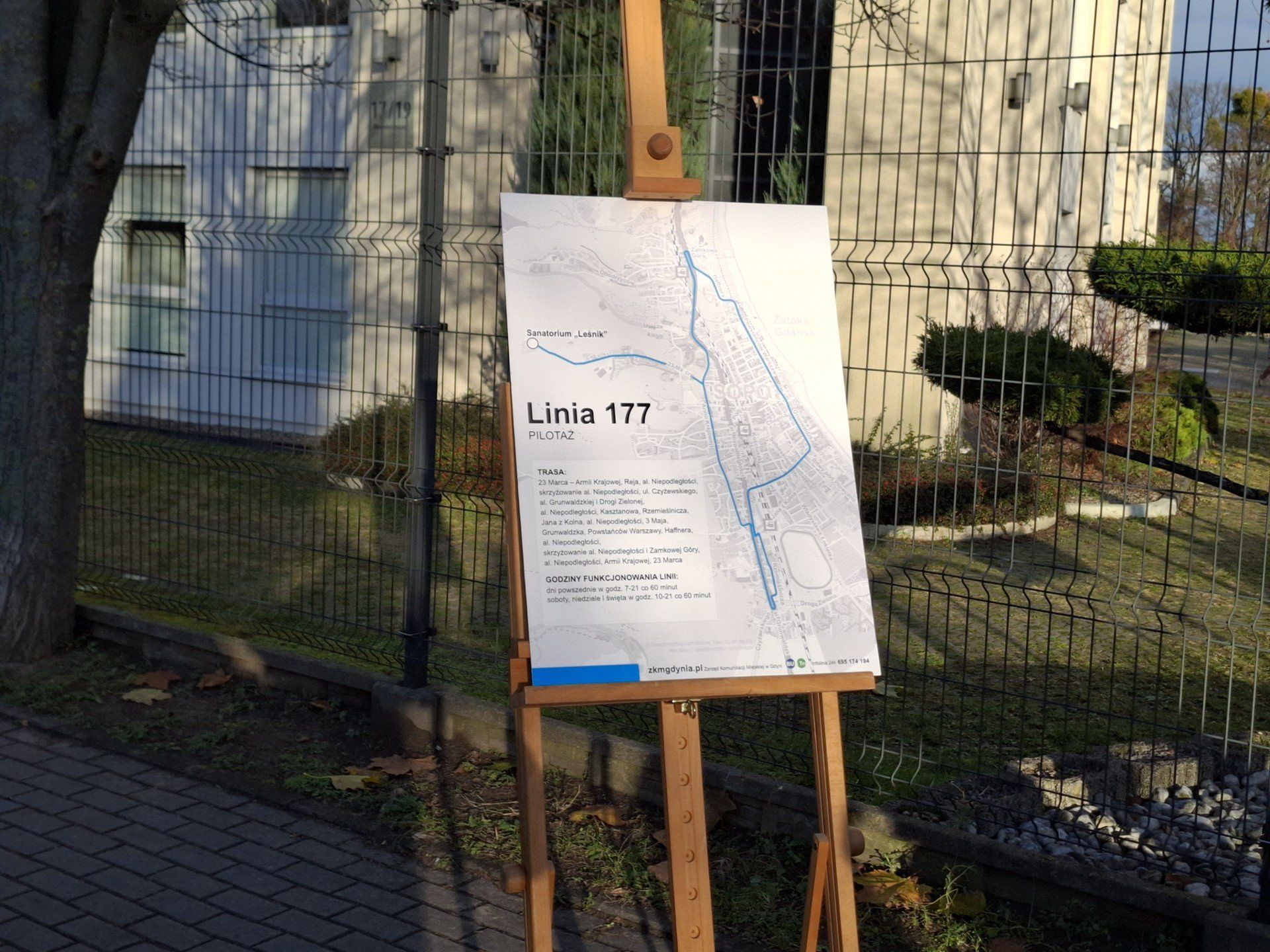 W Sopocie od 1 grudnia zacznie obowiązywać nowa linia autobusowa nr 177