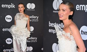 Maffashion w haftowanym gorsecie zadaje szyku na Bestsellerach Empiku. Klasa? (ZDJĘCIA)