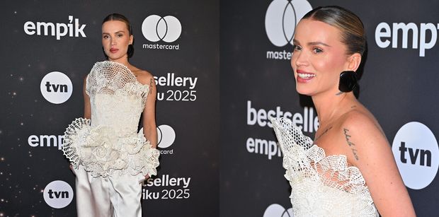 Maffashion w haftowanym gorsecie zadaje szyku na Bestsellerach Empiku. Klasa? (ZDJĘCIA)