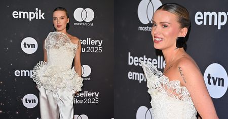 Maffashion w haftowanym gorsecie zadaje szyku na Bestsellerach Empiku. Klasa? (ZDJĘCIA)