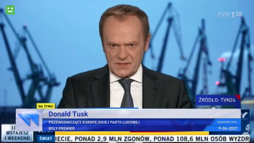 "Wiadomości" pokazały fragmenty wywiadu Donalda Tuska dla TVN24