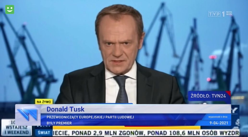 Według "Wiadomości" Donald Tusk dzieli Polaków. A TVN mu w tym pomaga