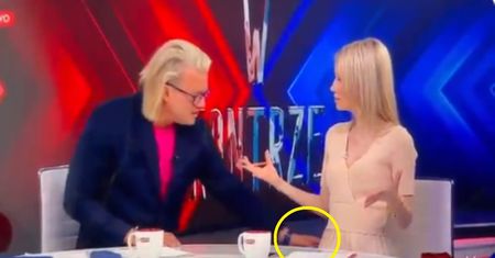 Gwiazdor TVP łapie za sukienkę na wizji. Internauci oburzeni. "Żenada"