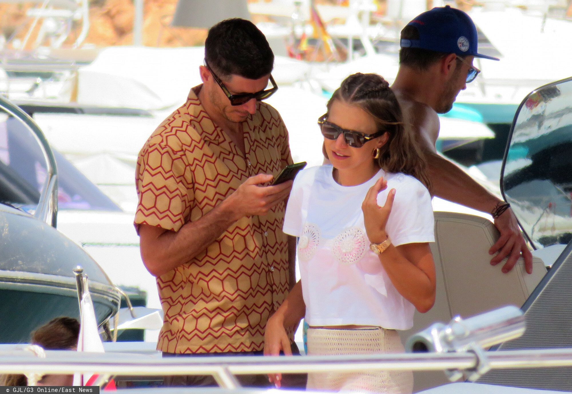 Robert i Anna Lewandowscy na jachcie na Majorce