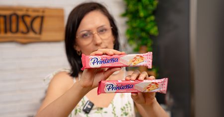 Spróbowałam Princessy o smaku ciasta z truskawkami. Wystarczył kęs i wiedziałam