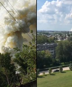 Eksplozja i pożar pod Moskwą. "Trwa ewakuacja"