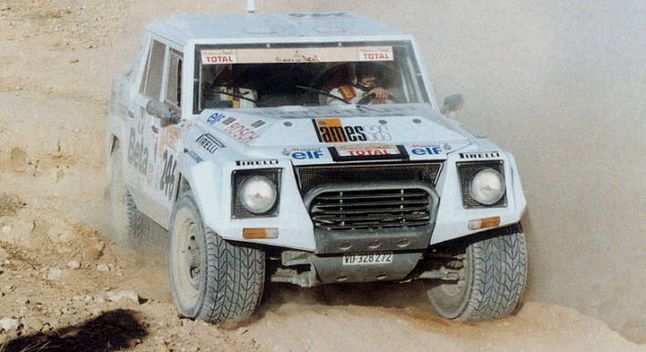 Lamborghini LM002 sprawdzony w dwóch maratonach, ale w Paryż-Dakar nie wystartował