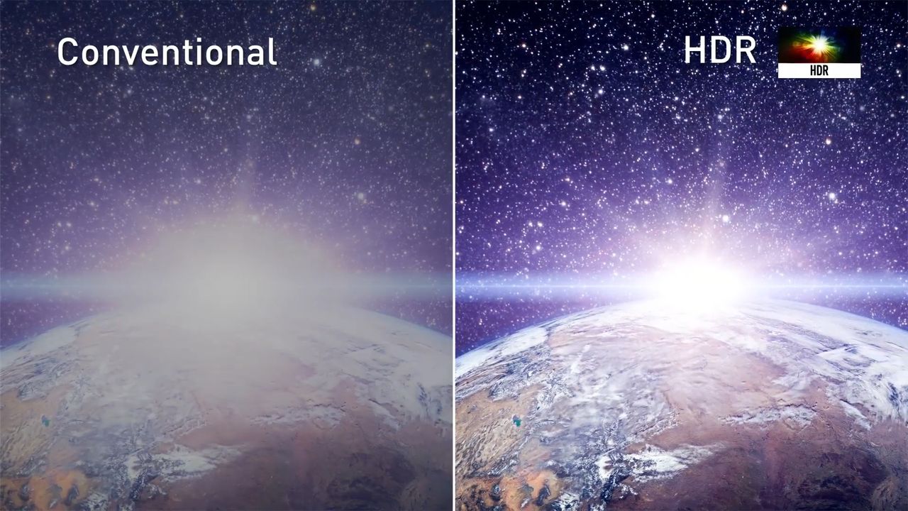 Porównanie obrazu bez (po lewej) i z efektem HDR (po prawej), fot. Panasonic