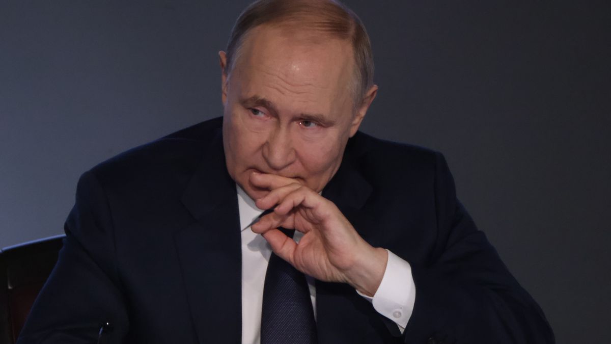 Rosyjski przywódca Władimir Putin w 