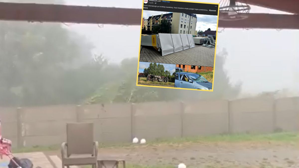 W woj. wielkopolskim zaobserwowano lej kondensacyjny  