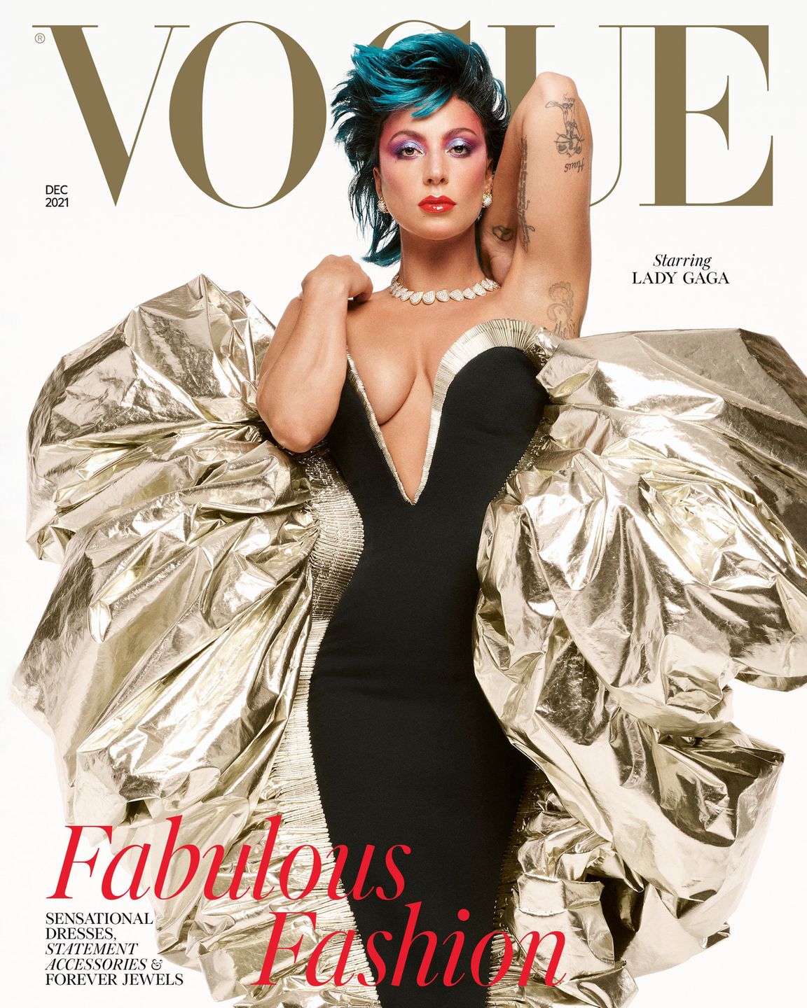 Lady Gaga w brytyjskim "Vogue" 