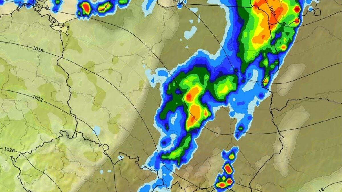 Prognoza burzowa na noc z 3 na 4 października