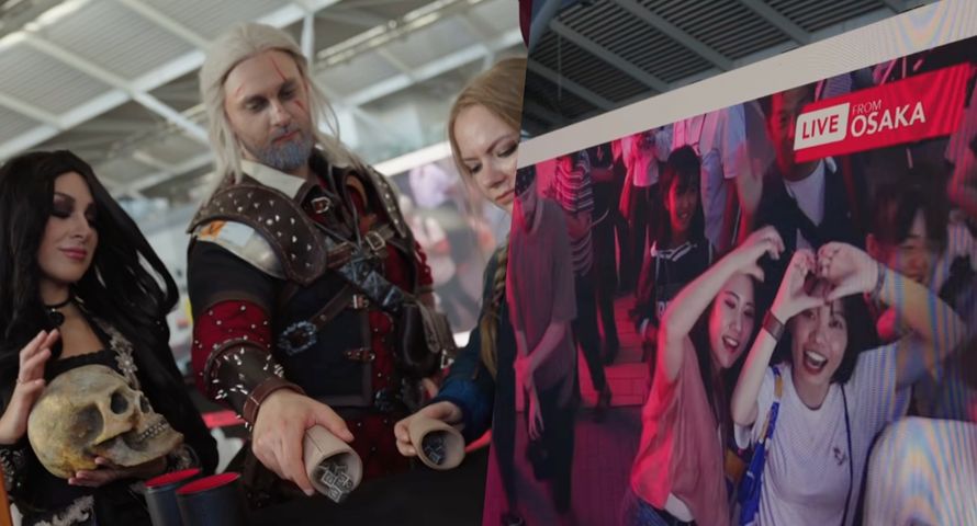 "Dzień Wiedźmina" na Lotnisku Chopina. Nietypowa akcja promocyjna