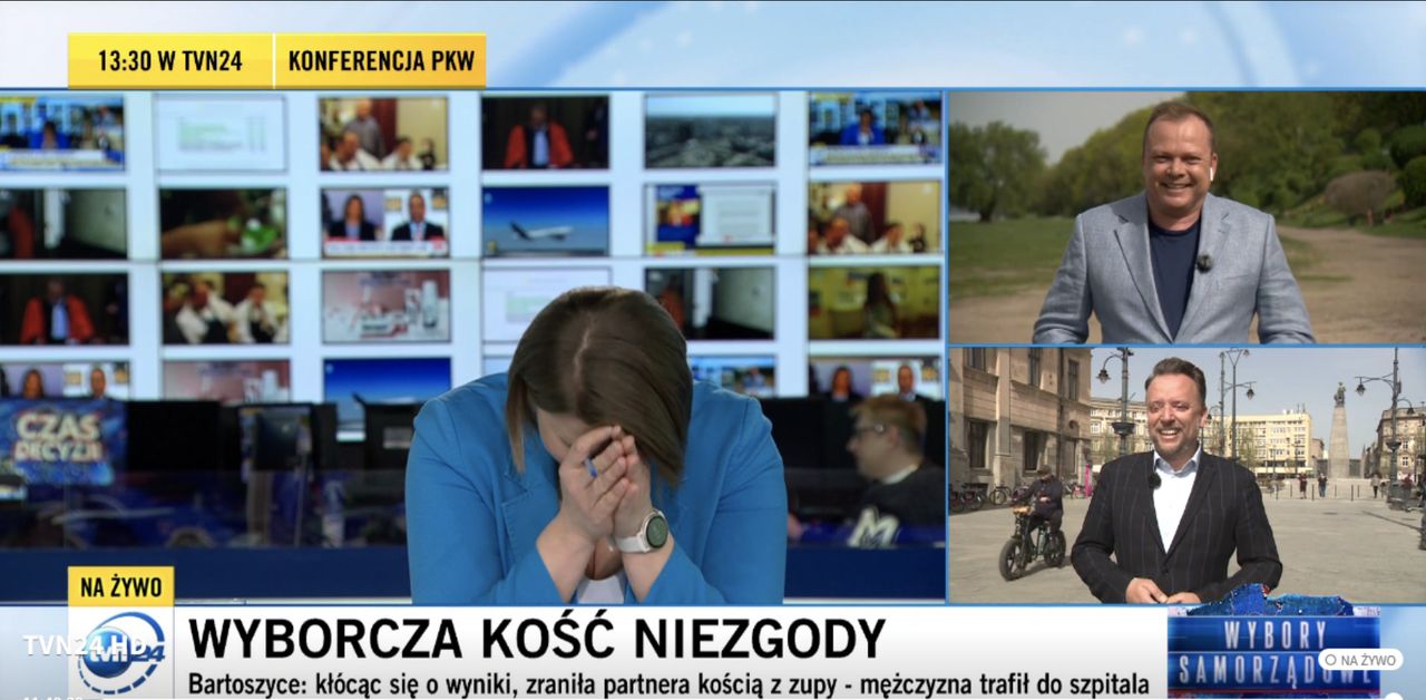 Prezenterka TVN24 wybuchnęła śmeichem