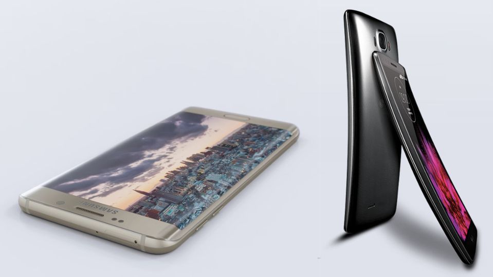 Samsung Galaxy S6 edge+ i LG G Flex2
