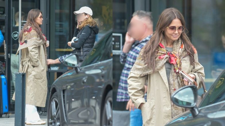 Kinga Rusin wróciła do Polski. Przyłapali ją paparazzi