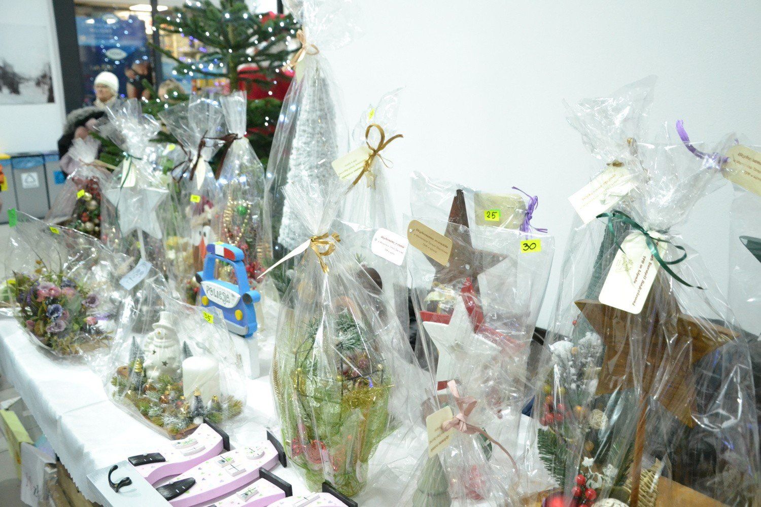 Na kiermaszu bożonarodzeniowym w Nowym Centrum Lipna