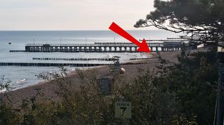 Niedziela, 6:30. Sytuacja na plaży w Ustroniu Morskim