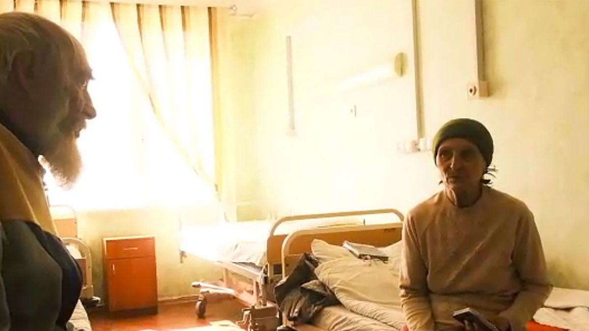 "Babcia Ania" przebywa obecnie z mężem w szpitalu w Charkowie