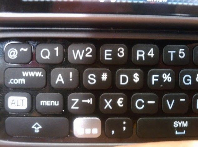 Klawiatura T-Mobile G2 na zdjęciach 2
