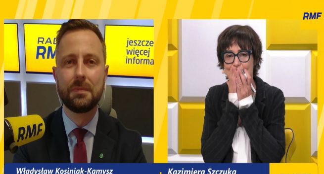 Kazimiera Szczuka pomyliła RMF FM z TOK FM. Komplementowała też brodę swojego gościa