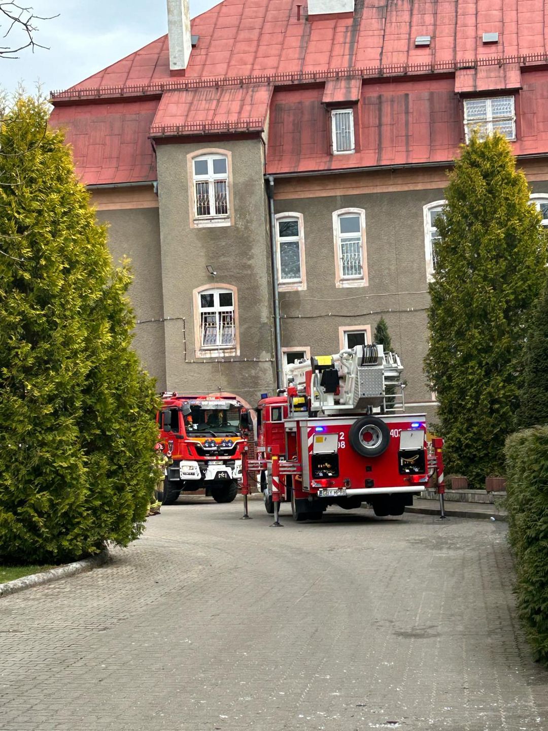 Pożar w DPS w Przytocku
