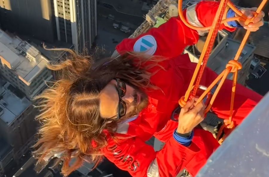 Jared Leto wspiął się na Empire State Building