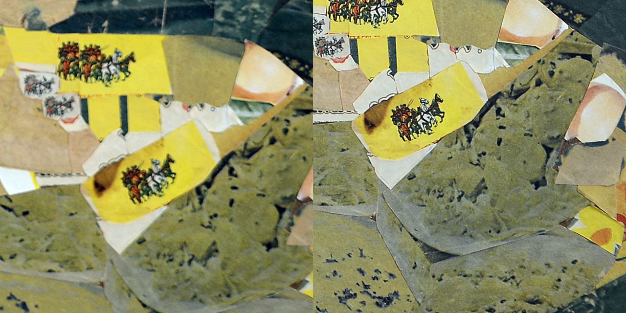 Przysłona f/4, brzeg obrazu. Z lewej Nikkor 58 mm f/1.4G; z prawej Sigma 50 mm f/1,4 DG HSM „Art”. Brzegi obrazu z Sigmy są już fantastyczne natomiast obraz brzegowy z Nikkora osiąga najgorszy wynik.© Jarosław Brzeziński