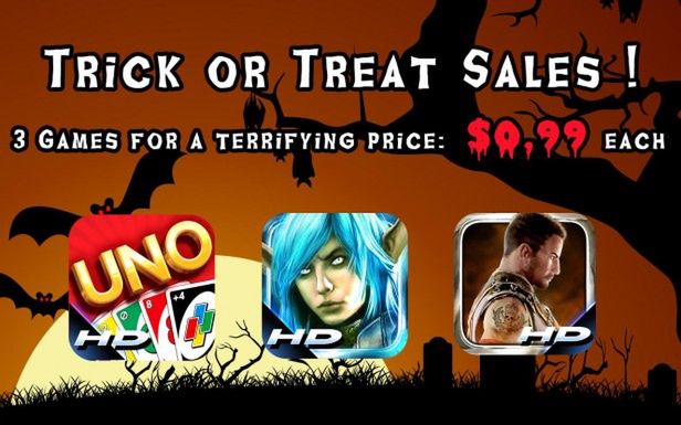Gameloft na Halloween – obniżka cen i konkurs z iPadem 2 do wygrania