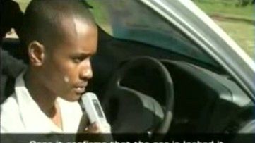 Młody Kenijczyk opracował metodę blokowania samochodu telefonem 1