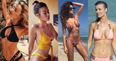 Najmodniejsze bikini w stylizacjach gwiazd