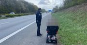 83-latek pędził po autostradzie, ale nie autem. Zatrzymali go policjanci