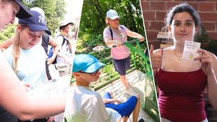 Harcerze przygotowali dla śremian szaloną grę! Jenga na łodzi, kombinezon chemiczny i jazda drezyną - tak wyglądała "11 dla miasta"