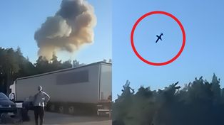 Atak tuż przy granicy z Polską. Przerażające nagranie