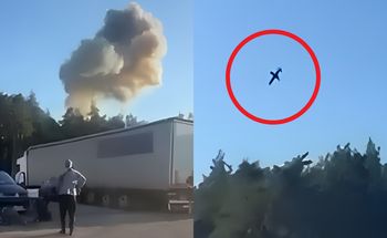Atak tuż przy granicy z Polską. Przerażające nagranie