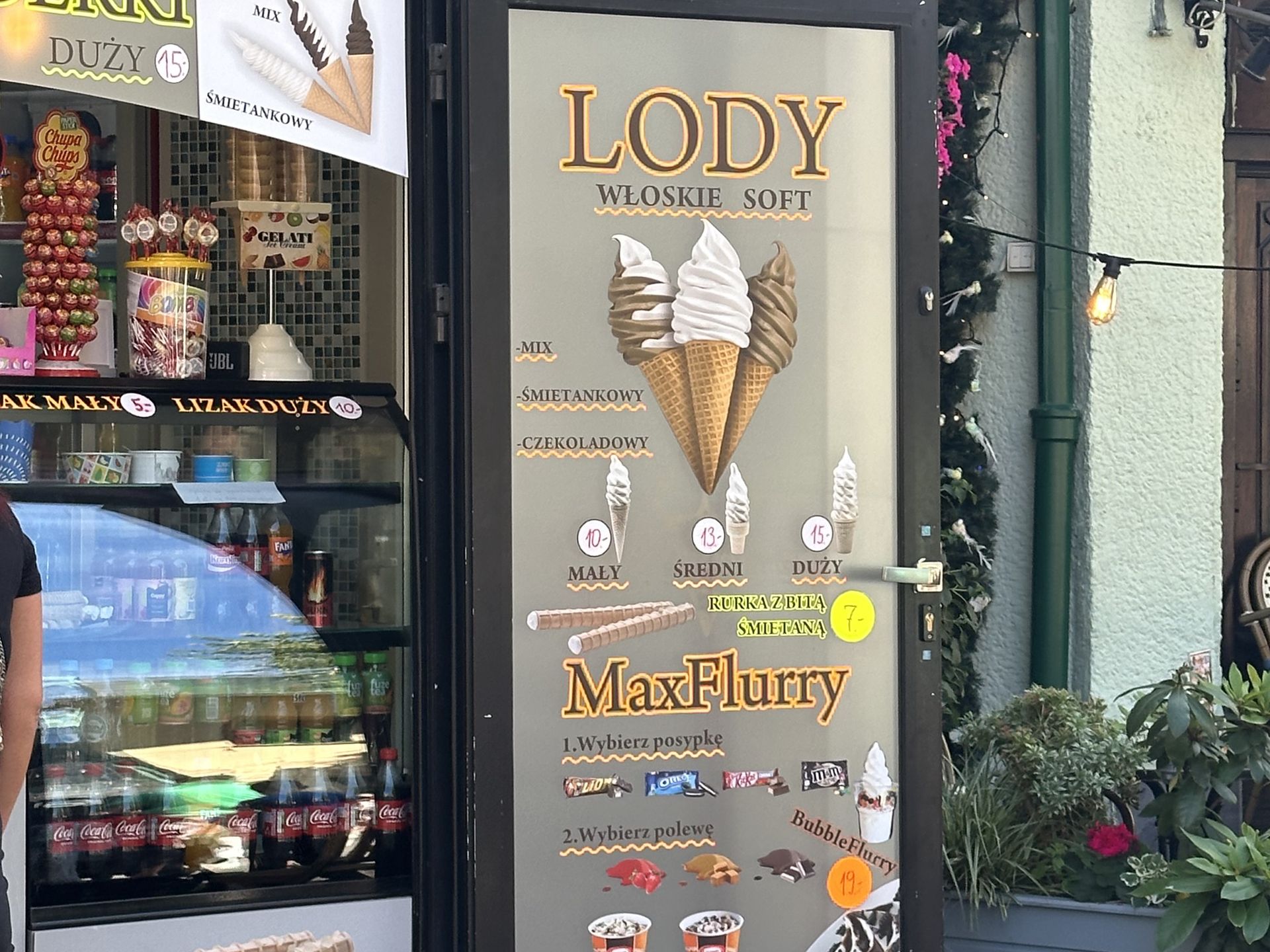Ceny lodów w pobliżu sopockiego molo