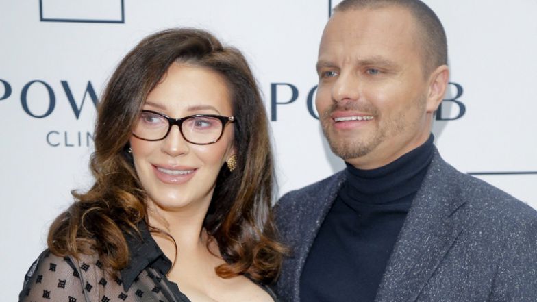 Marcin Hakiel z partnerką Dominiką