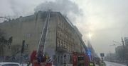 Łódź: Pożar w kamienicy przy Al. Kościuszki. Trwa akcja gaśnicza