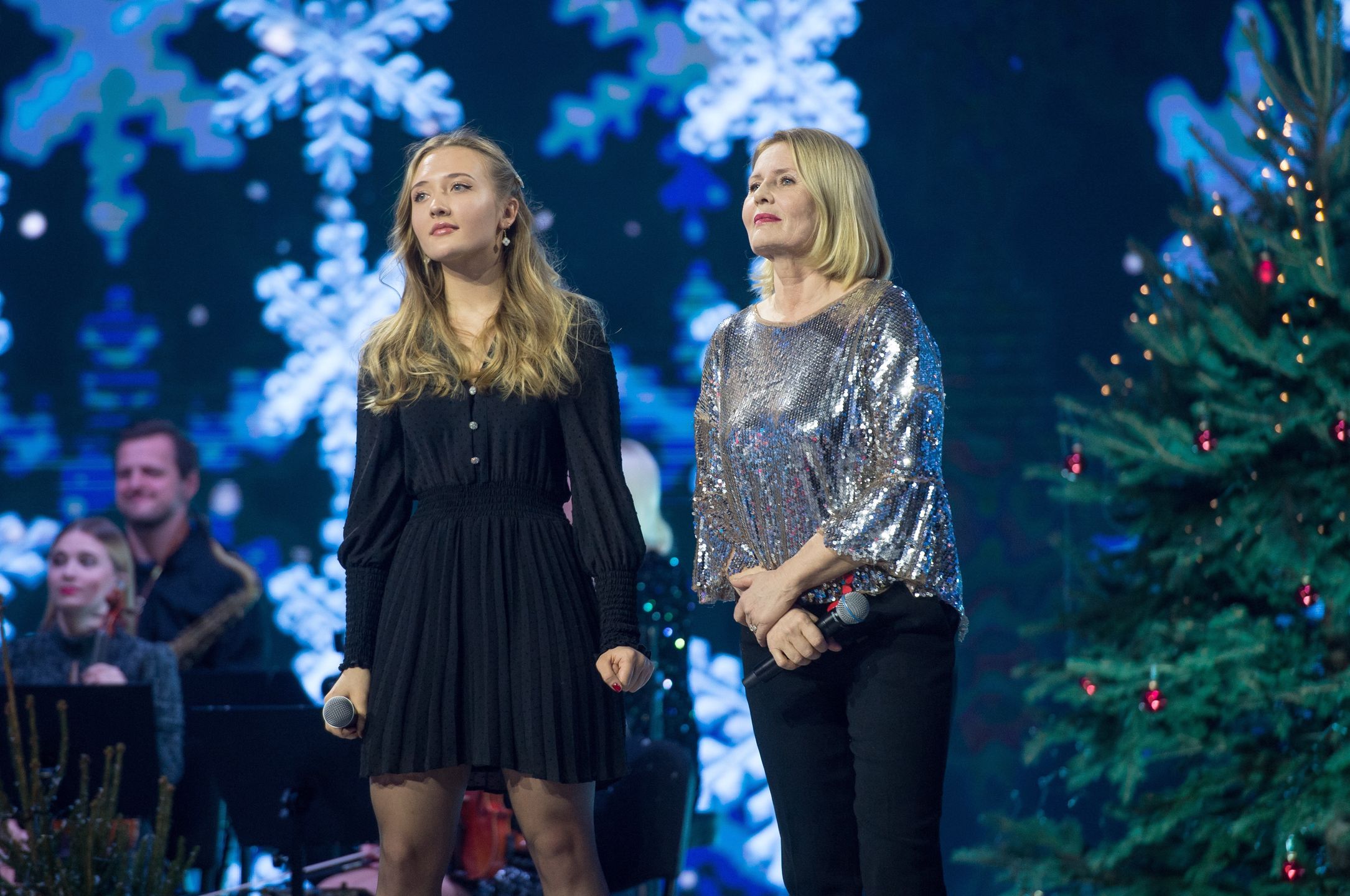 Grażyna Szapołowska z wnuczką w świątecznym odcinku "Szansy na sukces"