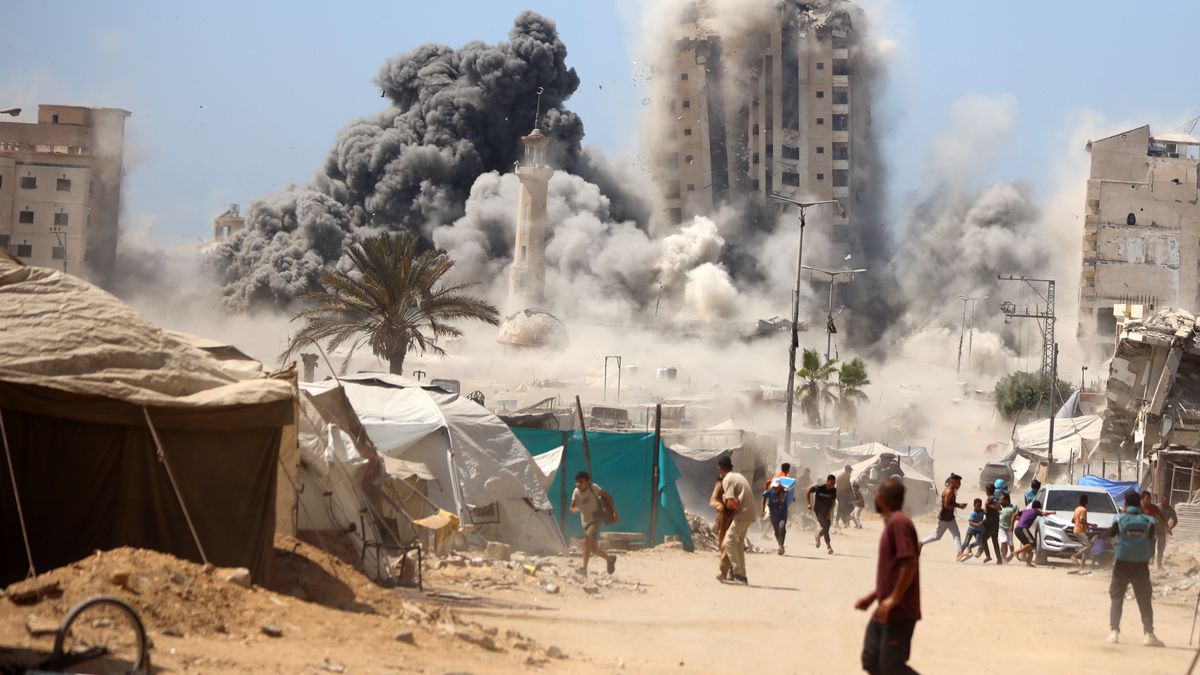 Izraelski atak w Strefie Gazy 