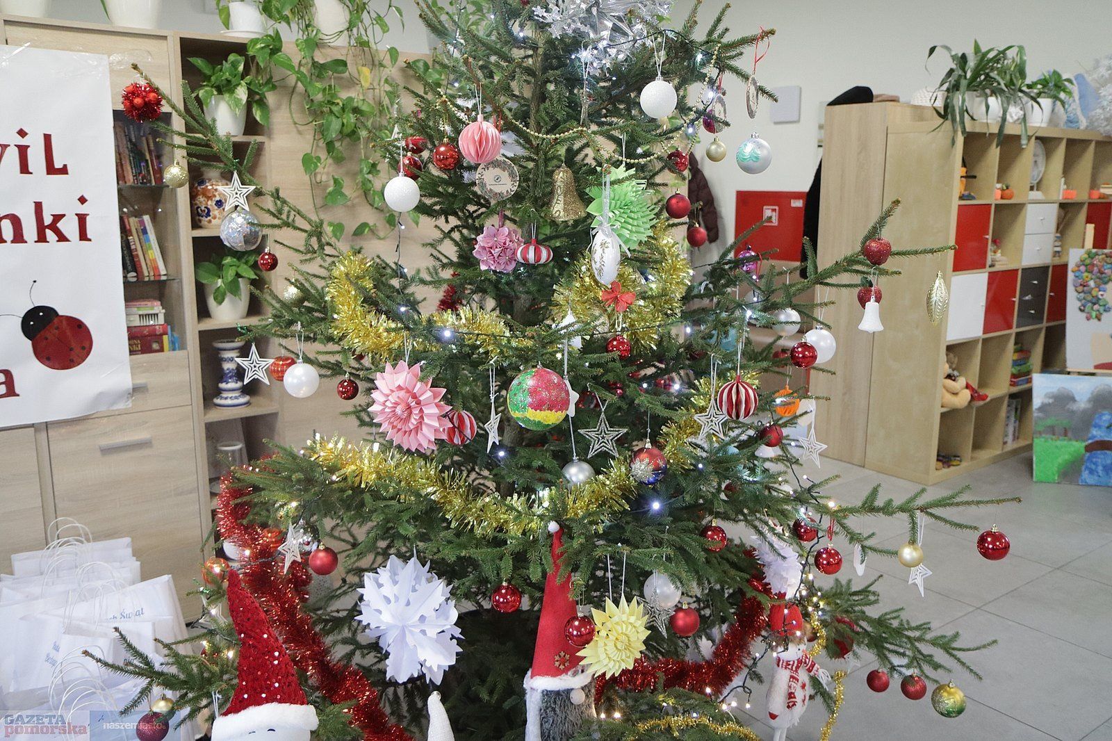 Mikołaj 2025 w Dziennym Domu Pobytu w Urszulewie gmina Fabianki